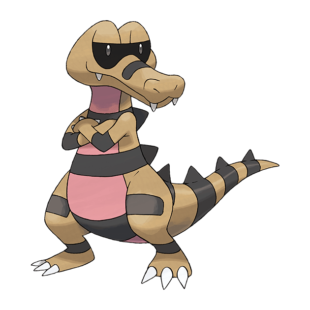 #0552 混混鳄 - 地面、恶属性宝可梦