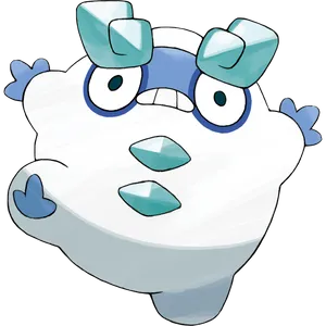 #0554 火红不倒翁-伽勒尔的样子 - 冰属性宝可梦