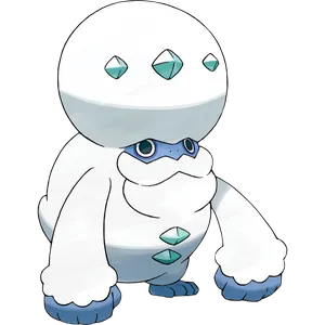 #0555 达摩狒狒-伽勒尔的样子 - 冰属性宝可梦