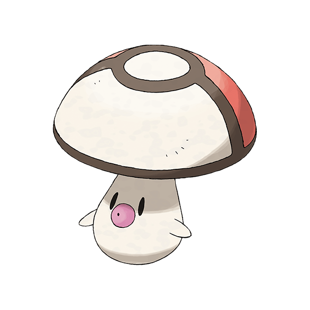 #0590 哎呀球菇 - 草、毒属性宝可梦