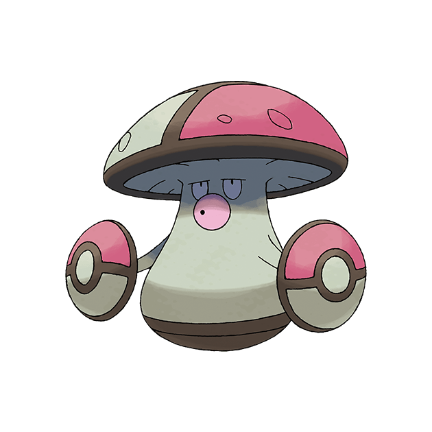 #0591 败露球菇 - 草、毒属性宝可梦