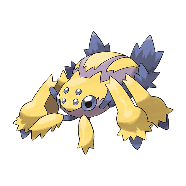 #0596 电蜘蛛 - 虫、电属性宝可梦