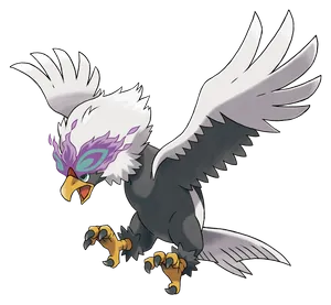 #0628 勇士雄鹰-洗翠的样子 - 超能力、飞行属性宝可梦