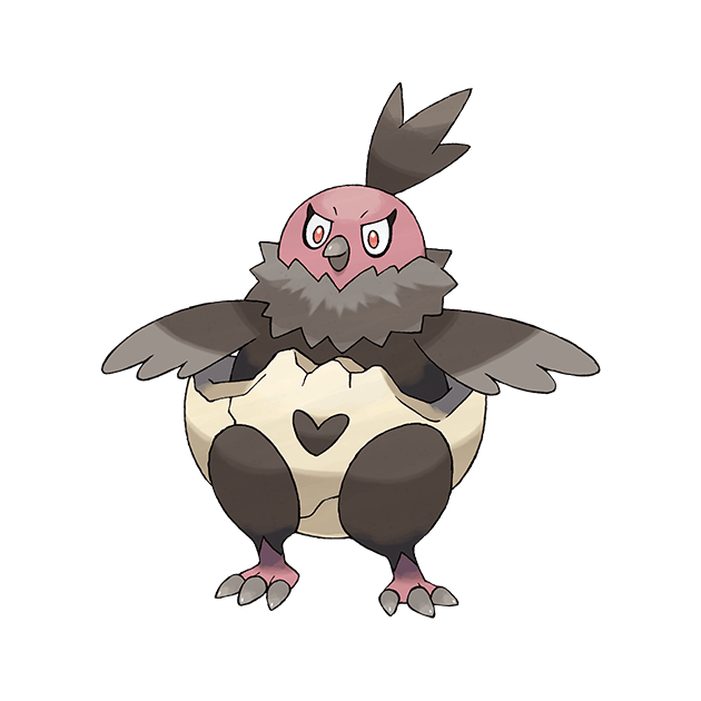 #0629 秃鹰丫头 - 恶、飞行属性宝可梦