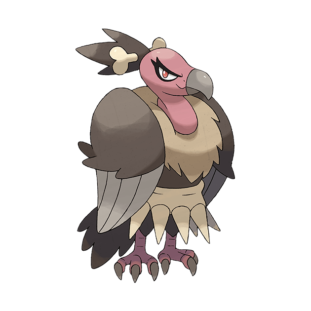 #0630 秃鹰娜 - 恶、飞行属性宝可梦