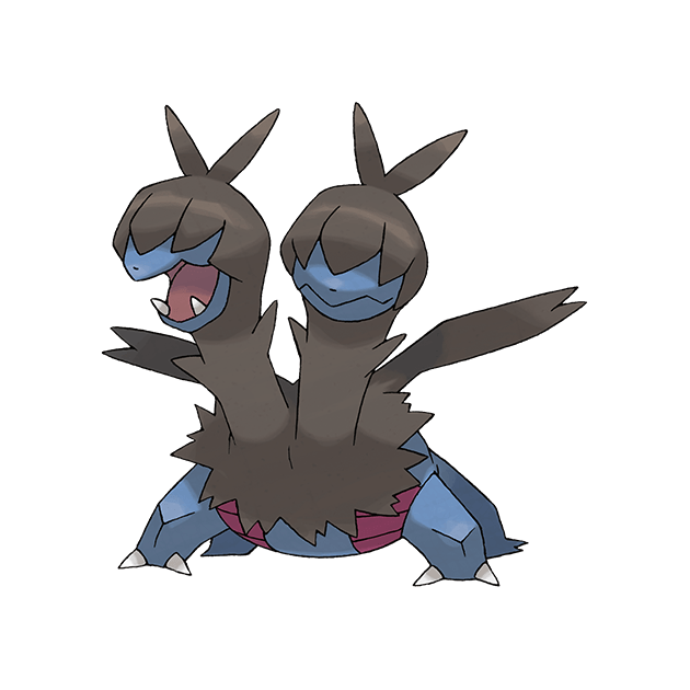 #0634 双首暴龙 - 恶、龙属性宝可梦