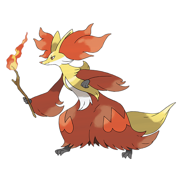 #0655 妖火红狐 - 火、超能力属性宝可梦