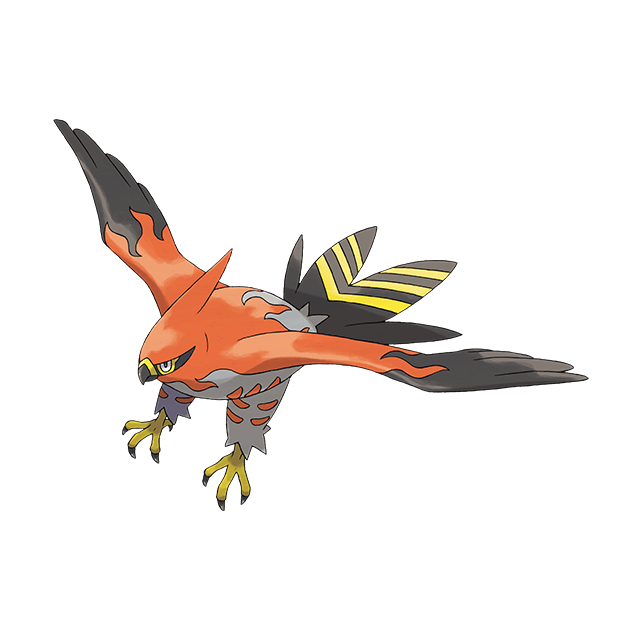 #0663 烈箭鹰 - 火、飞行属性宝可梦