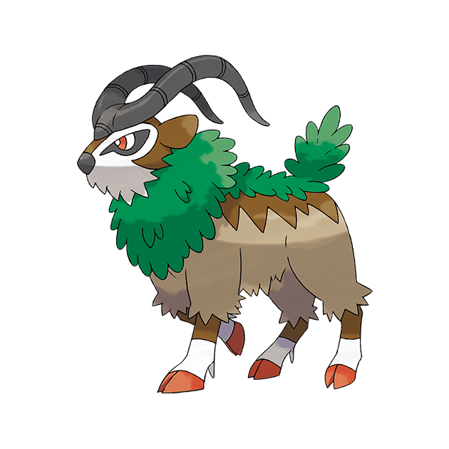 #0673 坐骑山羊 - 草属性宝可梦
