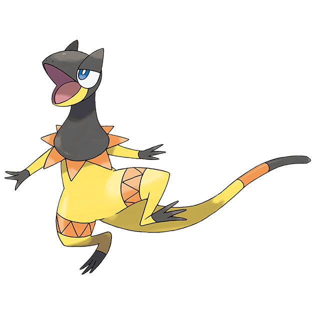 #0695 光电伞蜥 - 电、一般属性宝可梦