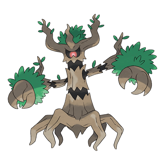 #0709 朽木妖 - 幽灵、草属性宝可梦