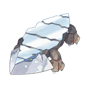 #0713 冰岩怪-洗翠的样子 - 冰、岩石属性宝可梦