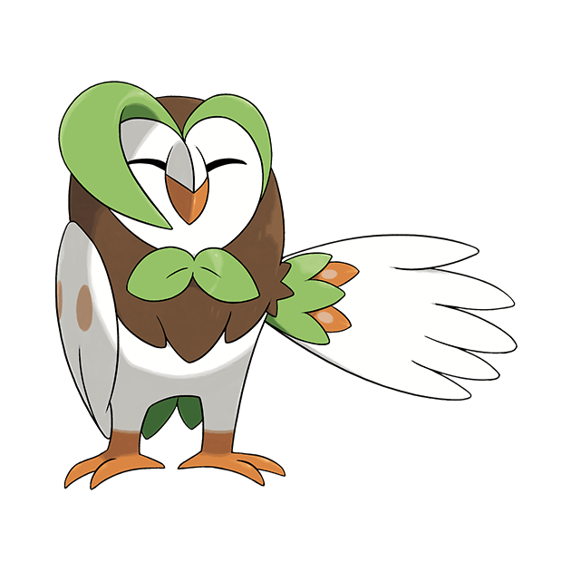 #0723 投羽枭 - 草、飞行属性宝可梦