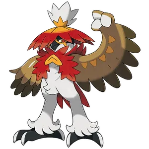 #0724 狙射树枭-洗翠的样子 - 草、格斗属性宝可梦