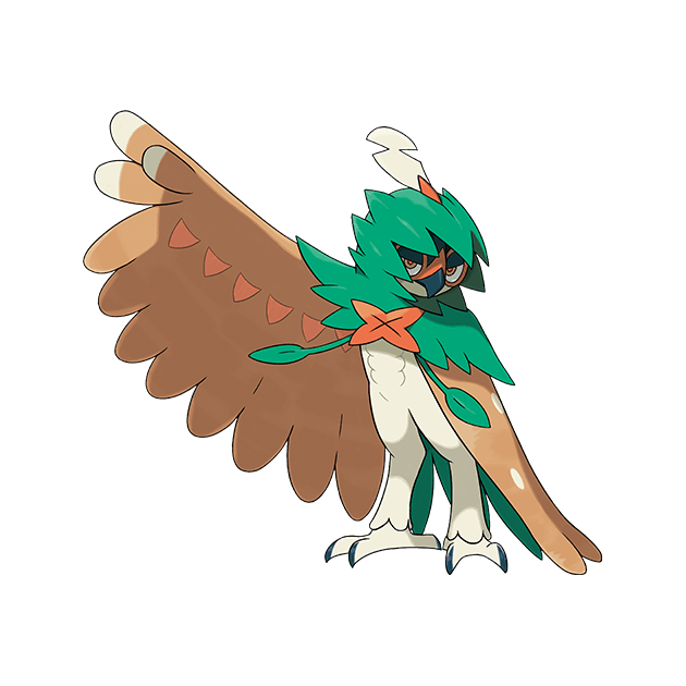 #0724 狙射树枭 - 草、幽灵属性宝可梦