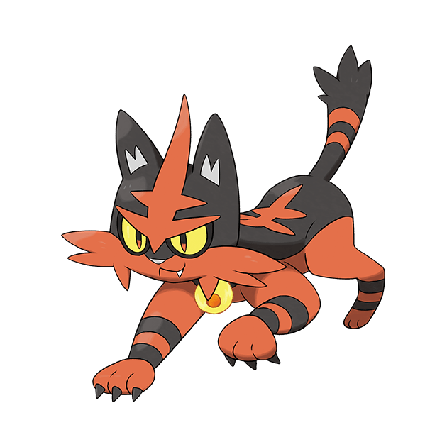 #0726 炎热喵 - 火属性宝可梦