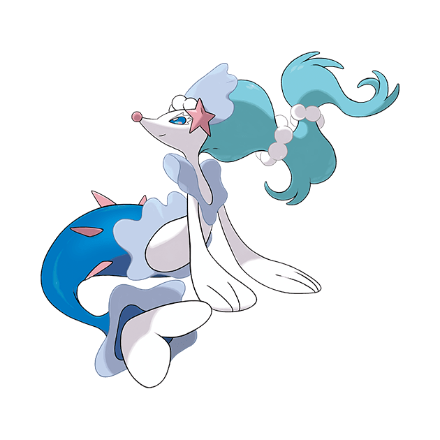 #0730 西狮海壬 - 水、妖精属性宝可梦