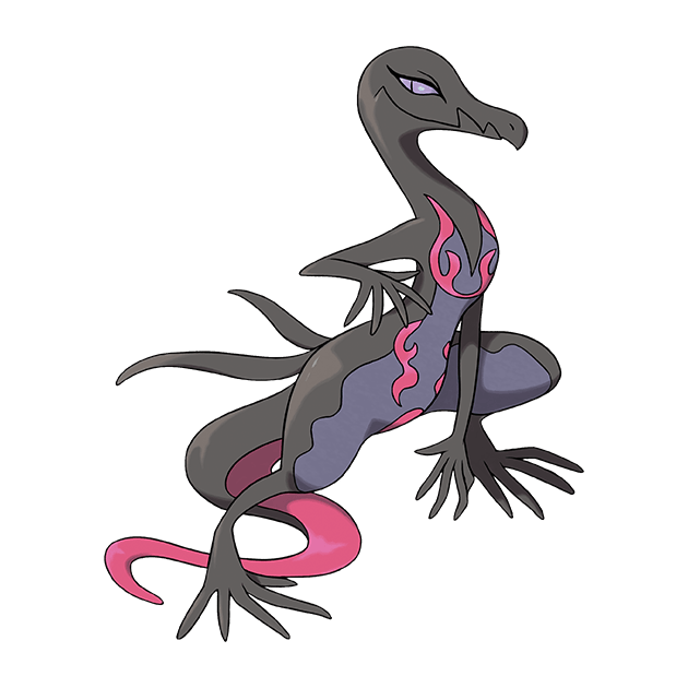 #0758 焰后蜥 - 毒、火属性宝可梦