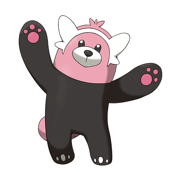 #0760 穿着熊 - 一般、格斗属性宝可梦