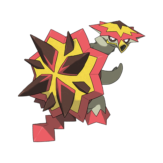 #0776 爆焰龟兽 - 火、龙属性宝可梦