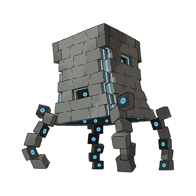 #0805 垒磊石 - 岩石、钢属性宝可梦