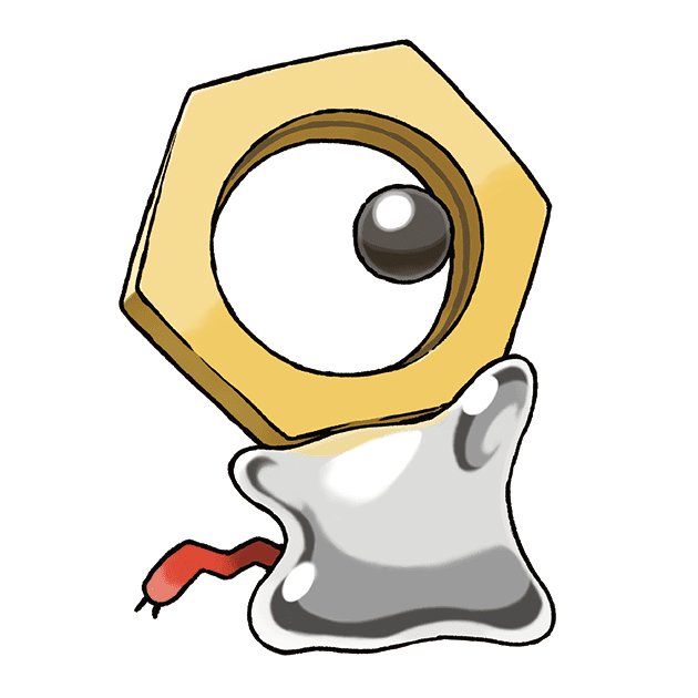 #0808 美录坦 - 钢属性宝可梦