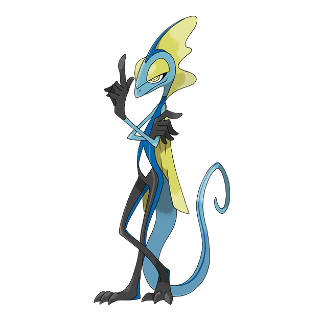 #0818 千面避役 - 水属性宝可梦