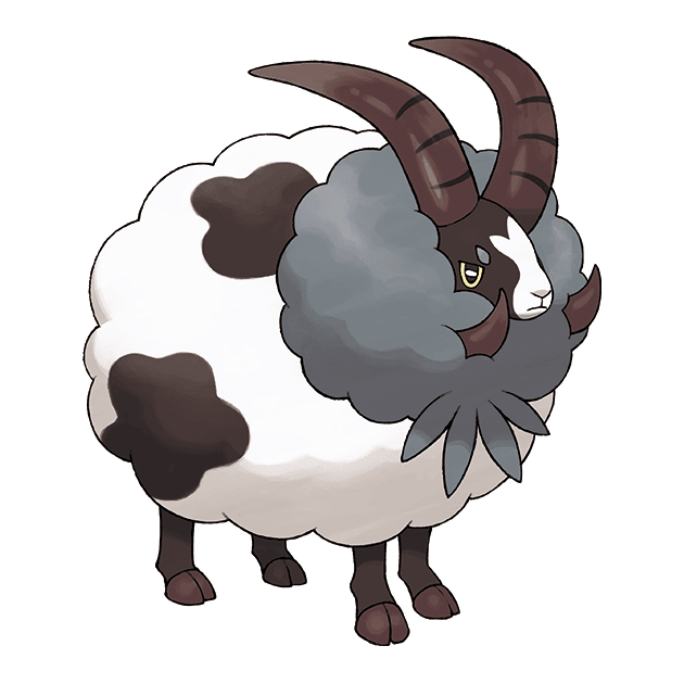 #0832 毛毛角羊 - 一般属性宝可梦