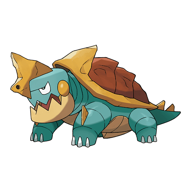 #0834 暴噬龟 - 水、岩石属性宝可梦