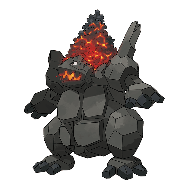 #0839 巨炭山 - 岩石、火属性宝可梦