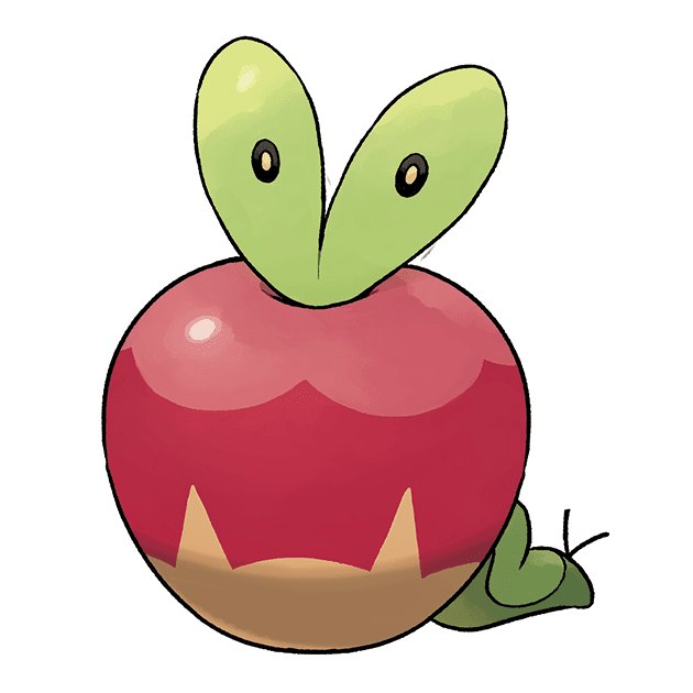 #0840 啃果虫 - 草、龙属性宝可梦