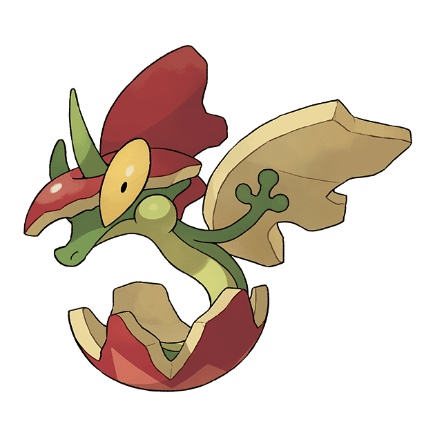 #0841 苹裹龙 - 草、龙属性宝可梦