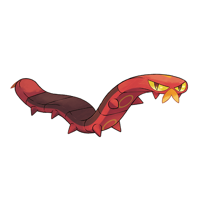 #0850 烧火蚣 - 火、虫属性宝可梦