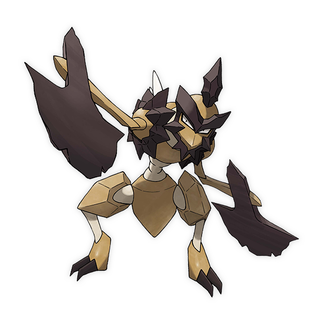 #0900 劈斧螳螂 - 虫、岩石属性宝可梦