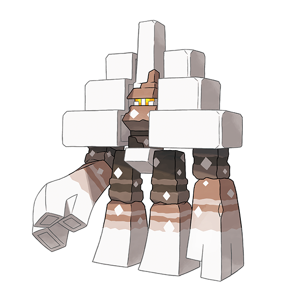 #0934 盐石巨灵 - 岩石属性宝可梦