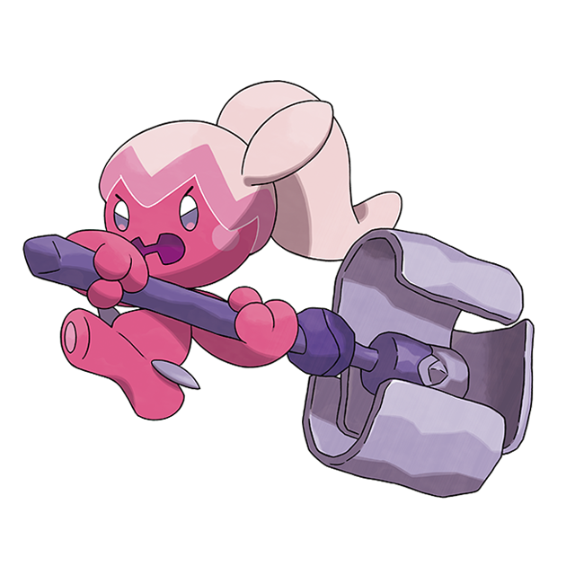 #0958 巧锻匠 - 妖精、钢属性宝可梦