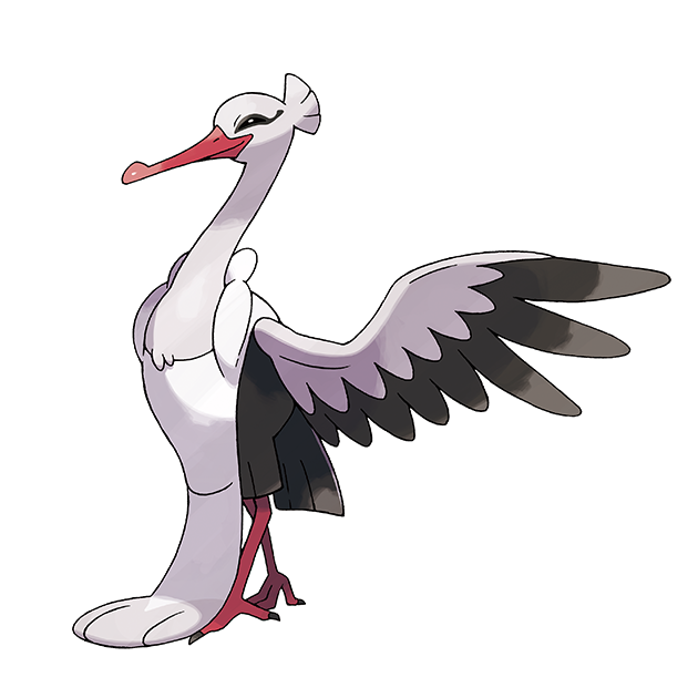 #0962 下石鸟 - 飞行、恶属性宝可梦