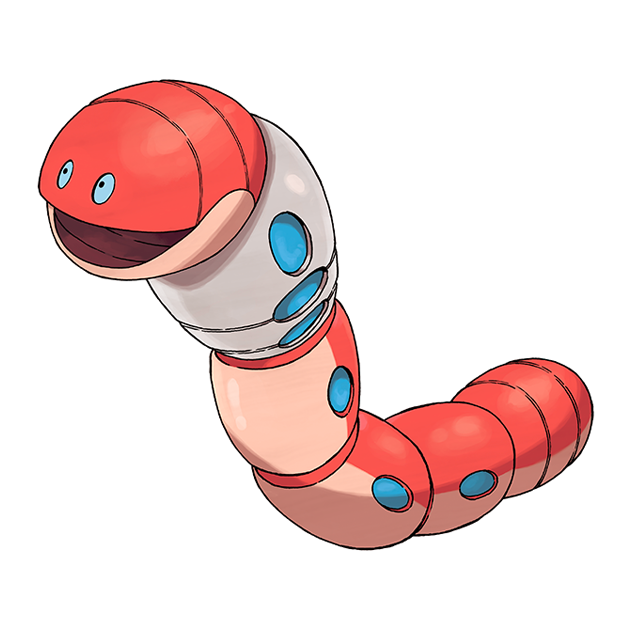 #0968 拖拖蚓 - 钢属性宝可梦