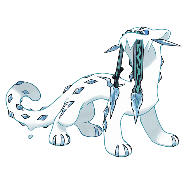 #1002 古剑豹 - 恶、冰属性宝可梦