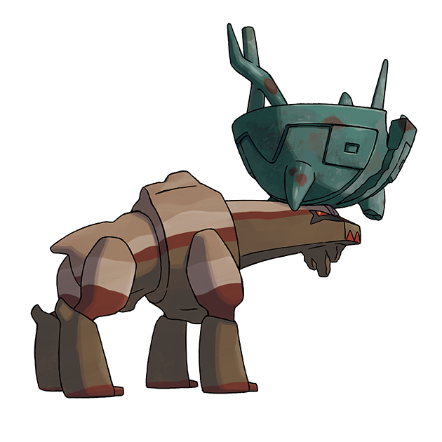 #1003 古鼎鹿 - 恶、地面属性宝可梦