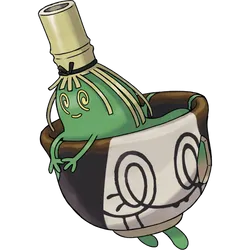 #1013 来悲粗茶 - 草、幽灵属性宝可梦