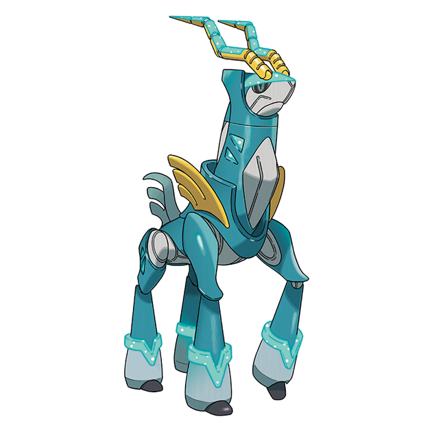 #1023 铁头壳 - 钢、超能力属性宝可梦