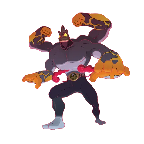 Gigantamax Machamp  official artwork