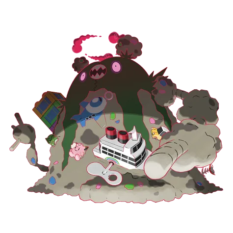 超极巨化灰尘山  官方立绘
